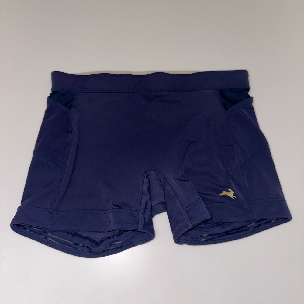 Tracksmith Lane Five Short Tights small navy